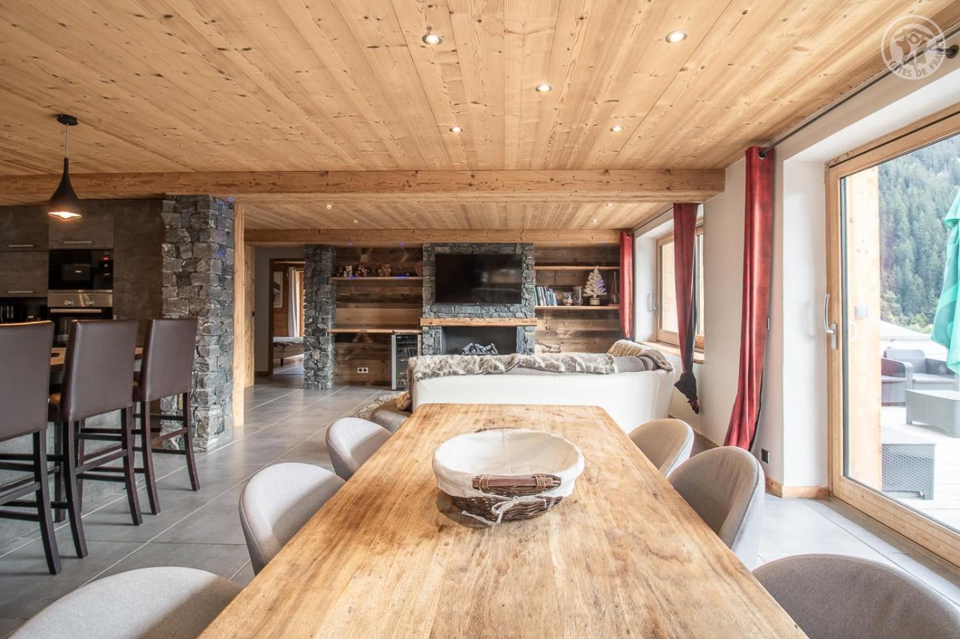 Chalet Alpin Luxe, Jacuzzi, Vue La Plagne Extérieur photo